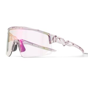 Winddichte Selbsttu00f6nende und Polarisierte Radbrille - Klarlila