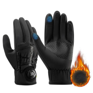 Winter Fahrradhandschuhe Touchscreen - Thermogefu00fcttert & Reflex - 2XL