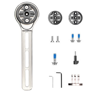 Universal Fahrrad Computer Halterung Leicht & Werkzeugfrei - Titanium alloy