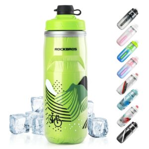 Trinkflasche Fahrrad 620 ml 5 H Ku00fchlenhalten - Gru00fcn