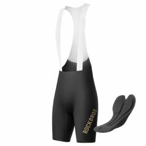 Tru00e4gerhose Fahrradhose mit Sitzpolster Herren, Nahtlos Atmungsaktive - XL