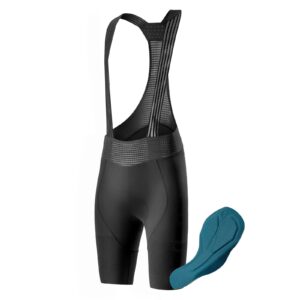 Tru00e4gerhose Fahrrad Herren mit Elastisch 4D Ergonomisches Sitzpolster - S