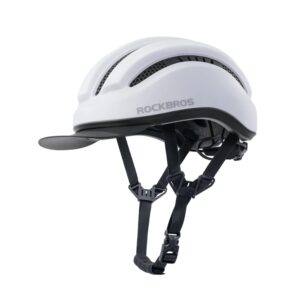 Urban Cycling Leichter Fahrradhelm - Mattweiu00df