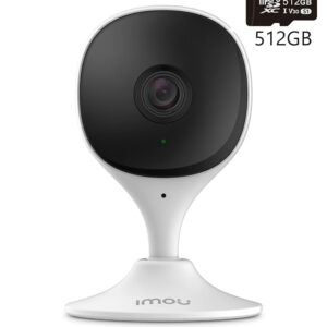 IMOU Cue 2C WiFi Sicherheitsüberwachung Smart Kamera, 2K 3MP / + 512GB Speicherkarte