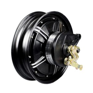 Zubehör Für Elektroroller 10-Zoll-Bürstenlose Bürstenlose Hall Aus Reinem Kupfer Silent Motor Hub Elektromotorrad 72-V-Antriebsmotor Modifikation Trommelbremsscheibe, Tragbar