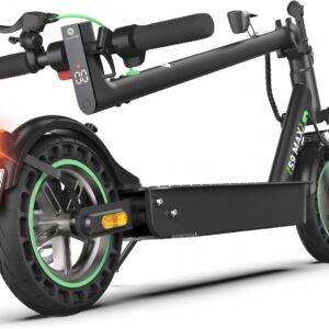 Elektroroller mit Straßenzulassung, E Scooter mit 10Ah Batterie bis 40KM Reichweite, 10 Zoll E Roller mit USB Ladefunktion, Erwachsene Elektro Scooter bis 120kg und Stoßdämpfung，Ideal für Pendler