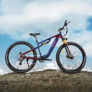 Vakole EMT29 250W 29-Inch Full Suspension Electric Mountain Bike with Torque Sensor and 48V 15Ah 720Wh Battery