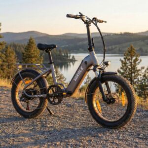 Vakole VT4 2025 Foldable Electric Bike - 250W Motor, 36V 13Ah Battery, 20-inch Step-through Frame