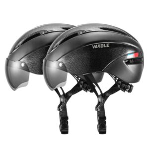 Vakole Professional Safety Bicycle Helmet - 2 Piece Bundle