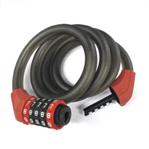 Vakole 120cm Heavy-Duty Steel Cable Bike Lock with 5-Digit Resettable Combination