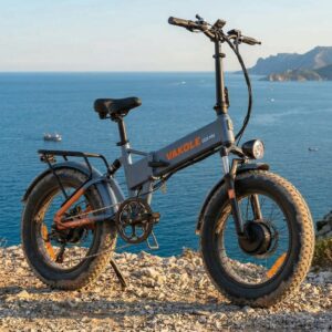 Vakole CO20 MAX Dual 750W Motor Folding Fat Tire E-Bike, 20Ah Battery, 960Wh Capacity with Torque Sensor