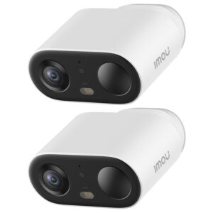 Zuhause & Unterwegs Wächter-Set | Tragbare Sicherheitskamera, 3MP 2K ohne Solarpanel