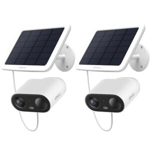 Zuhause & Unterwegs Wächter-Set | Tragbare Sicherheitskamera, 3MP 2K mit Solarpanel