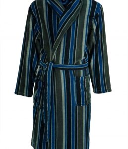 "Badjas streep blauw - XXL"