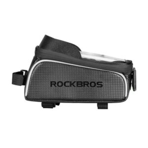 ROCKBROS wasserdicht Oberrohrtasche 1,5L fu00fcr Handys unter 6,5 Zoll