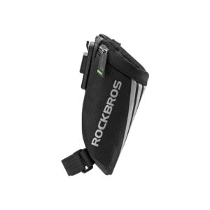 ROCKBROS Fahrrad Satteltasche fu00fcr MTB/Rennrad/Faltrad Mini Portable - Mit Halterung