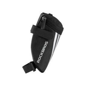 ROCKBROS Fahrrad Satteltasche fu00fcr MTB/Rennrad/Faltrad Mini Portable - Mit Riemen