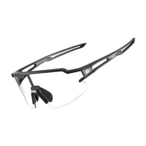 Unisex Fahrrad-Sonnenbrille mit Starkem UV-Schutz - Schwarz