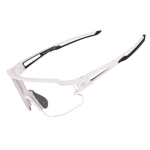 Unisex Fahrrad-Sonnenbrille mit Starkem UV-Schutz - Weiu00df