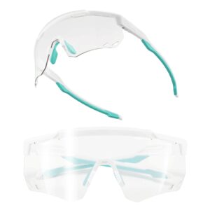 Ultraleichte und Selbsttu00f6nende Fahrradbrille (UV400) - Weiu00df