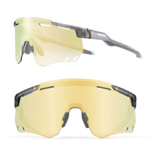 Ultraleichte und Selbsttu00f6nende Fahrradbrille (UV400) - Grau