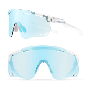 Ultraleichte und Selbsttu00f6nende Fahrradbrille (UV400) - Blau
