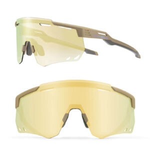 Ultraleichte und Selbsttu00f6nende Fahrradbrille (UV400) - Gelb