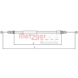 Metzger Bremsseil hinten Citroen Saxo Peugeot 106