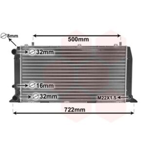 Van Wezel Wasserk?hler Audi 80 Avant Coupe Cabriolet 1,6 - 2,0 Quattro
