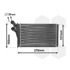 Van Wezel Heizungsk?hler Audi A4 80 Avant Coupe Skoda Superb VW Passat