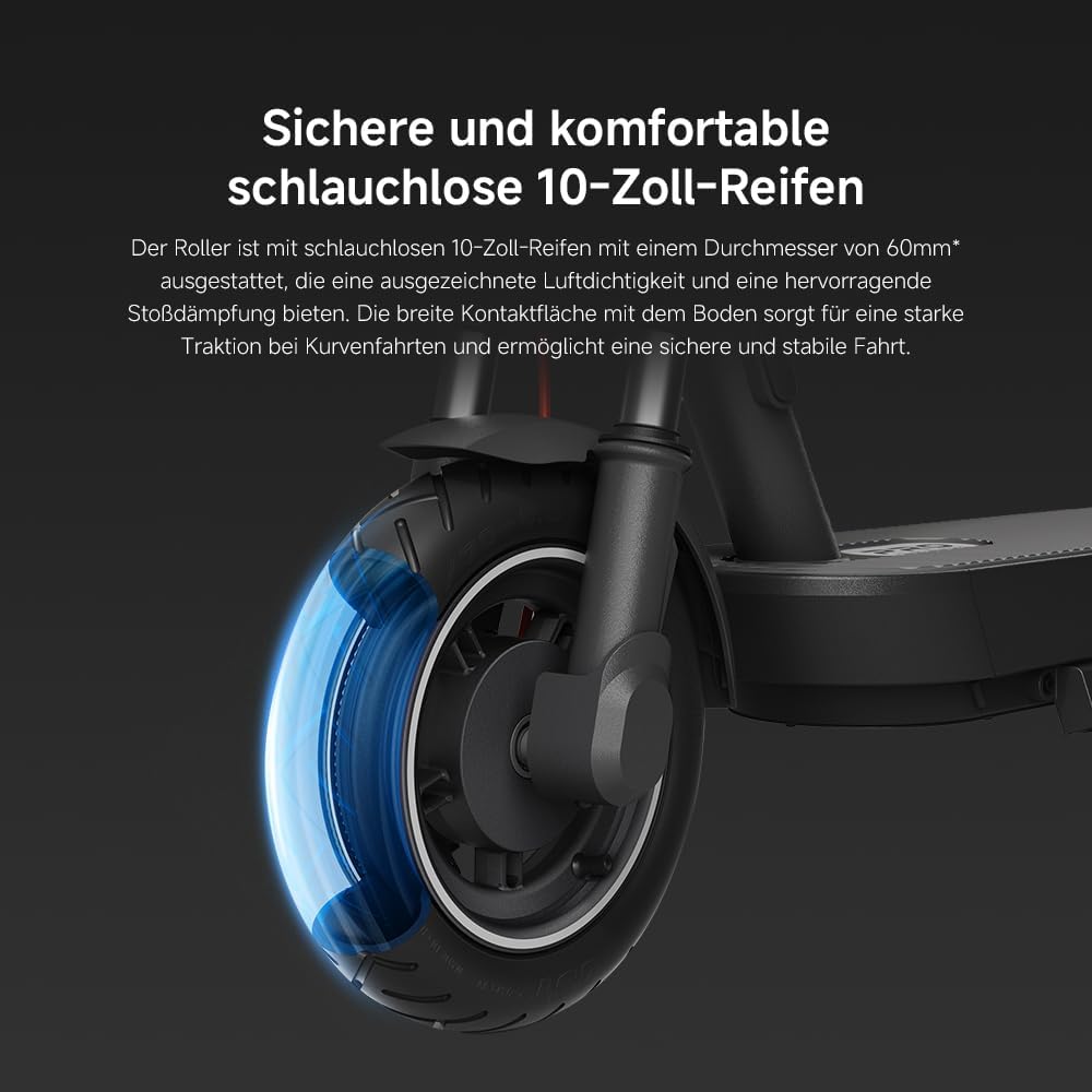 Xiaomi E-Scooter 4 Lite, 4 Pro Plus, 4 Ultra, 5 Elite, 5, 5 Pro oder 5 Max mit Deutscher Straßenzulassung (max 20km/h, bis zu 70km Reichweite und 25% Steigung, Luftreifen, Dual-Bremsen, Display, App) – Bild 4
