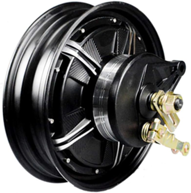 Zubehör Für Elektroroller 10-Zoll-Bürstenlose Bürstenlose Hall Aus Reinem Kupfer Silent Motor Hub Elektromotorrad 72-V-Antriebsmotor Modifikation Trommelbremsscheibe, Tragbar – Bild 2