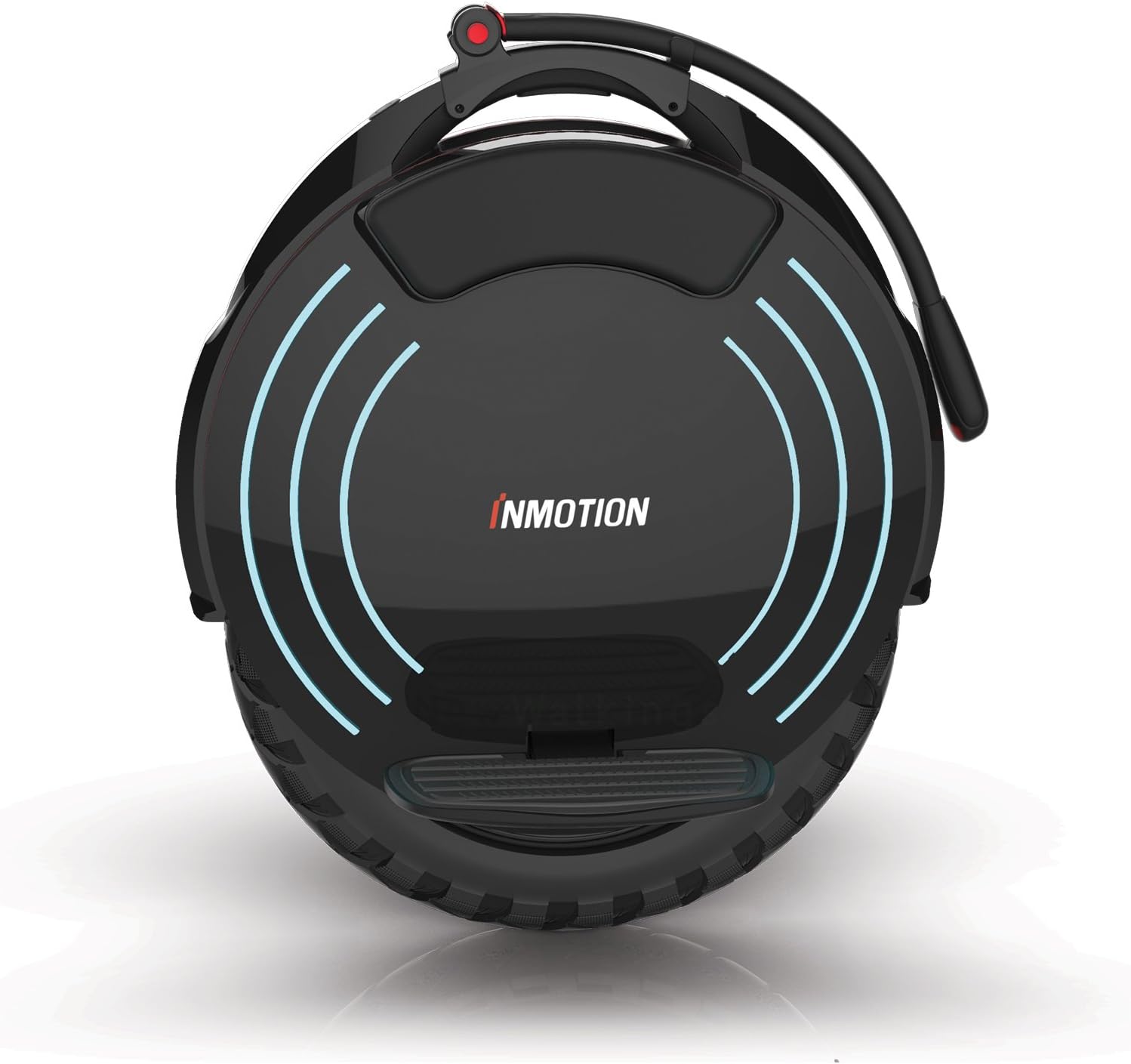 INMOTION Elektrisches Gyroroue V10F, Erwachsene, Schwarz, Motor 2000 W, Reichweite bis zu 75 km, 25 lm/h, aufblasbarer Reifen 16 Zoll, Bluetooth-App, Stereo-Lautsprecher – Bild 4