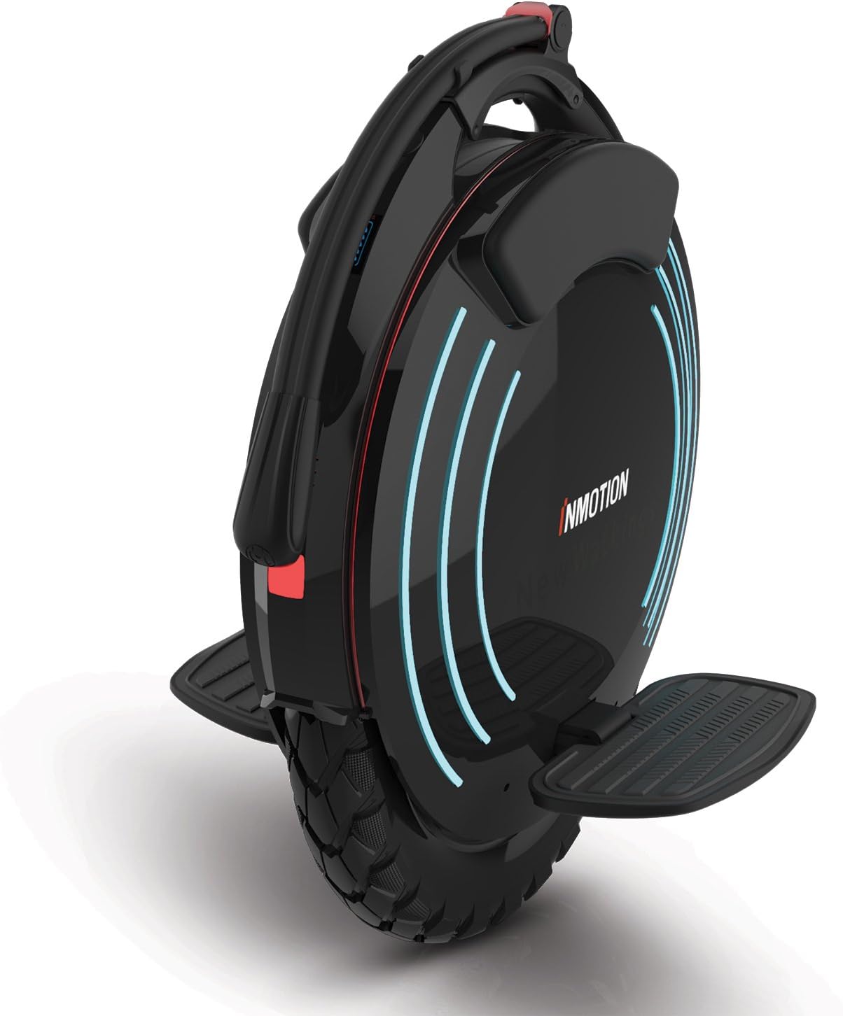 INMOTION Elektrisches Gyroroue V10F, Erwachsene, Schwarz, Motor 2000 W, Reichweite bis zu 75 km, 25 lm/h, aufblasbarer Reifen 16 Zoll, Bluetooth-App, Stereo-Lautsprecher – Bild 5