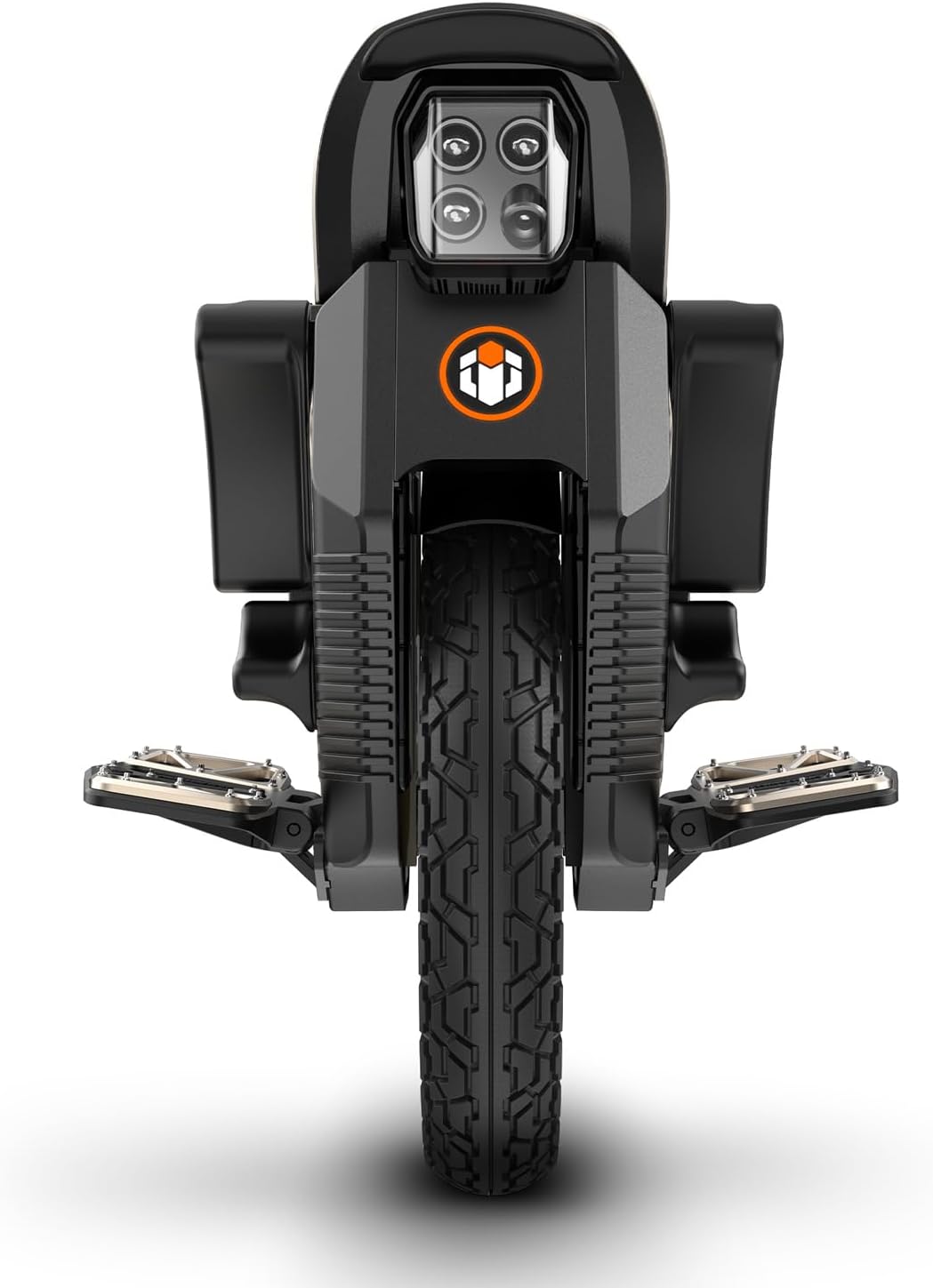 Inmotion Elektrisches Einrad V12S, für Erwachsene, schwarz, Reichweite bis zu 100 km, Geschwindigkeit begrenzt auf 20 km/h, 16-Zoll-Luftreifen, Touchscreen, Lautsprecher, schwarz – Bild 3