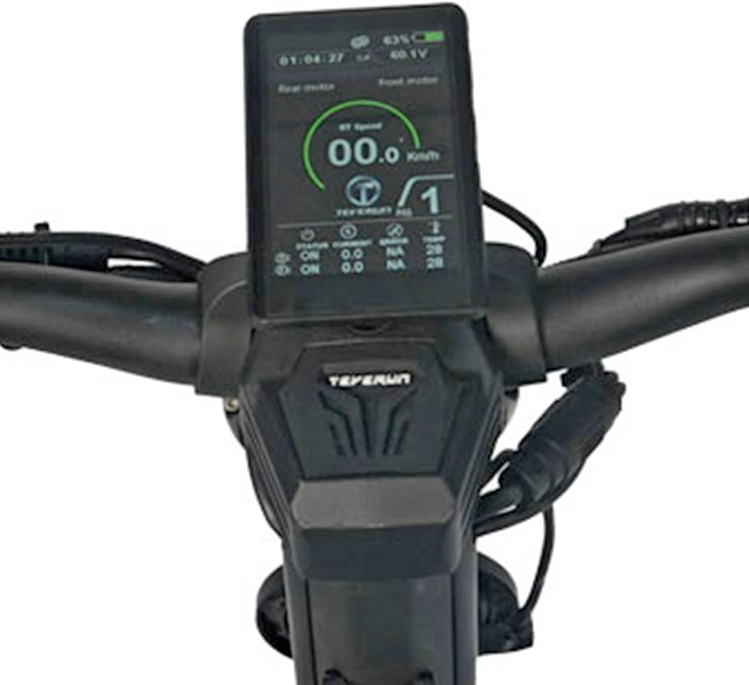 Teverun Fighter Eleven Plus Faltbarer Elektroroller, 500-W-Motor, begrenzte Geschwindigkeit 20 km/h, Reichweite 120 Kilometer, 11-Zoll-Reifen, Schwarz – Bild 5