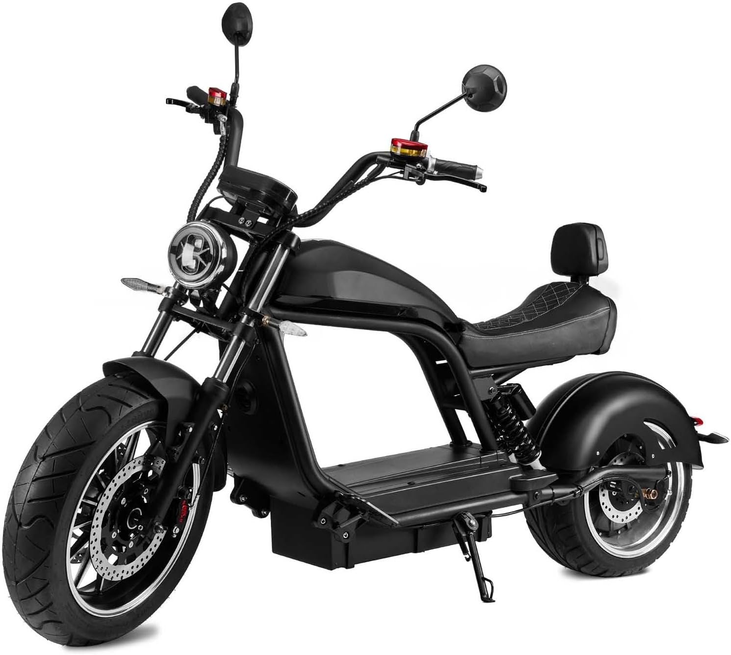 Elektroroller “HL 6.0”, 3000 Watt, 70 km Reichweite, Lithium-Akku, Straßenzulassung, Elektro Roller, E-Roller mit Sitz, 50 CCM, Elektro Motorroller – Bild 2