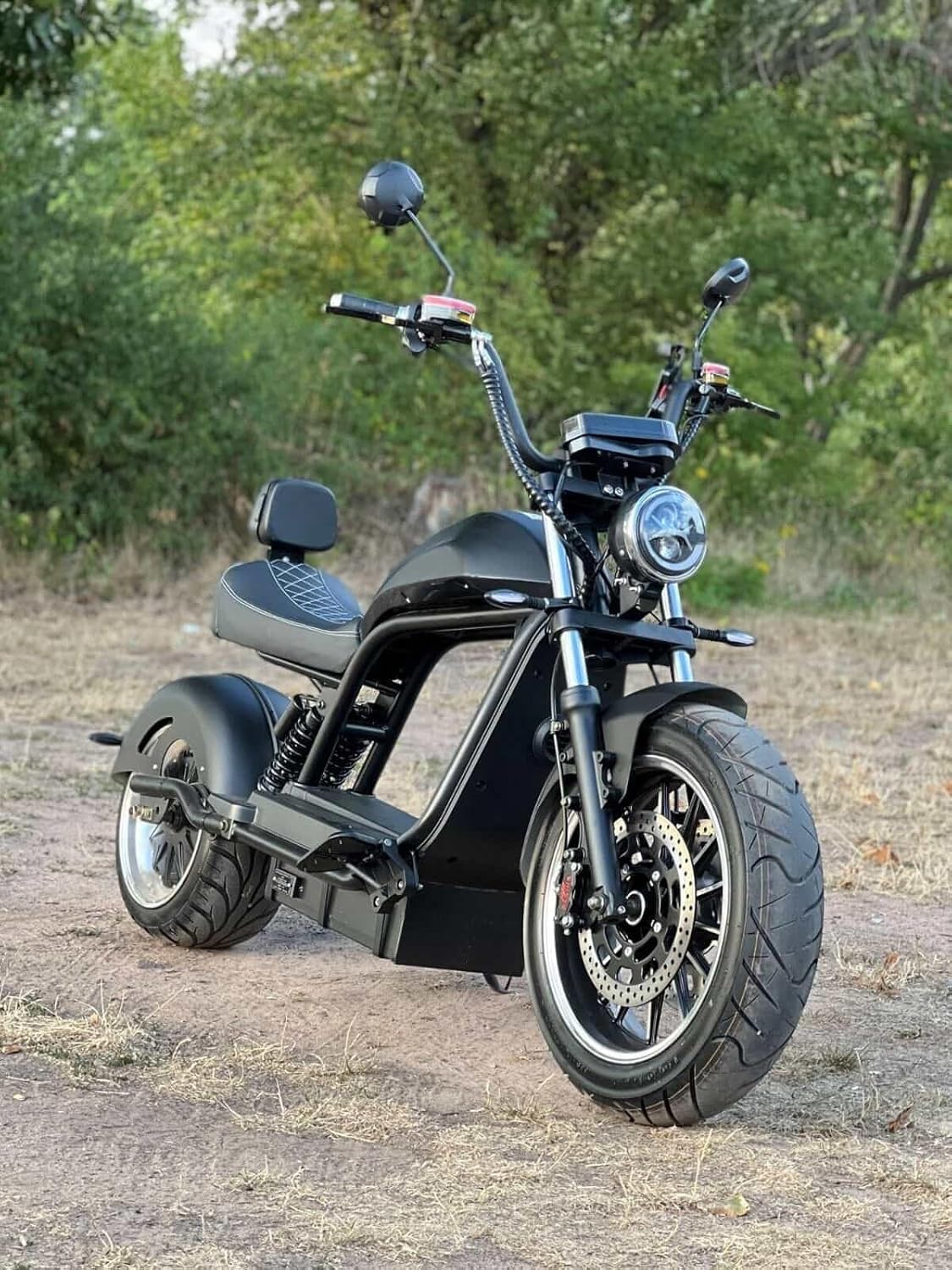 Elektroroller “HL 6.0”, 3000 Watt, 70 km Reichweite, Lithium-Akku, Straßenzulassung, Elektro Roller, E-Roller mit Sitz, 50 CCM, Elektro Motorroller – Bild 3