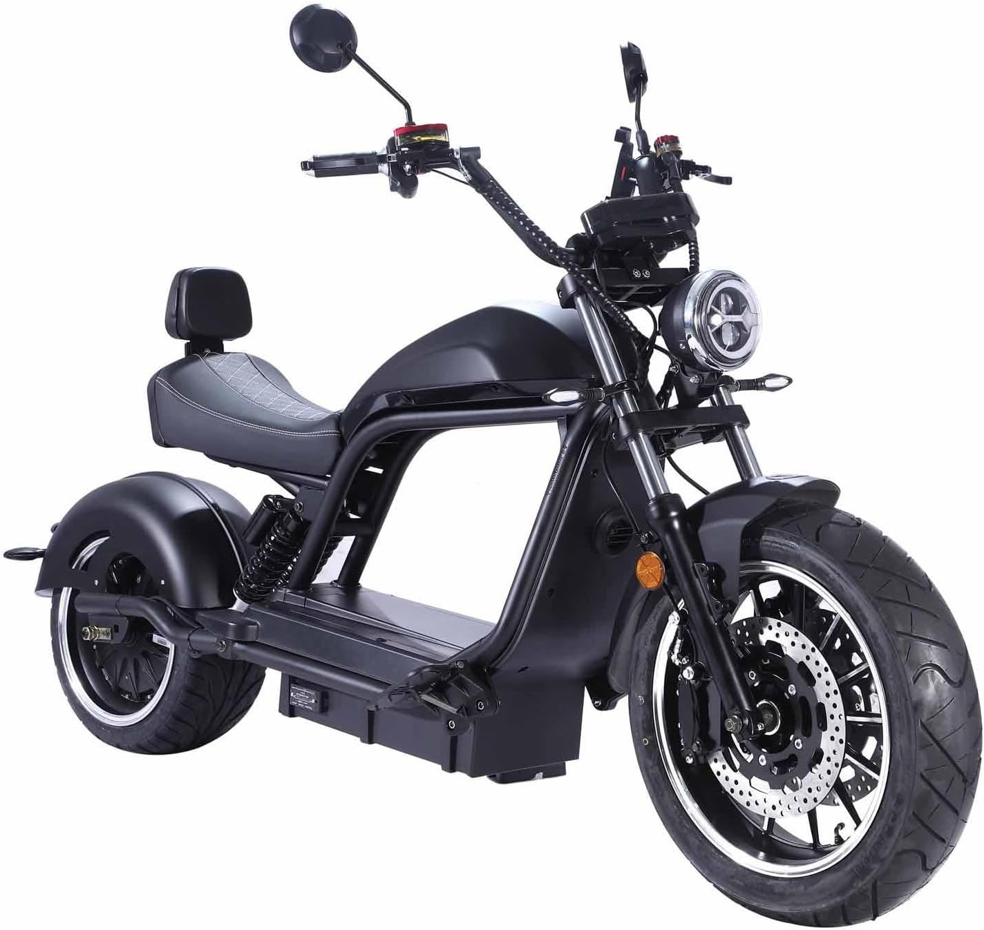 Elektroroller “HL 6.0”, 3000 Watt, 70 km Reichweite, Lithium-Akku, Straßenzulassung, Elektro Roller, E-Roller mit Sitz, 50 CCM, Elektro Motorroller – Bild 5