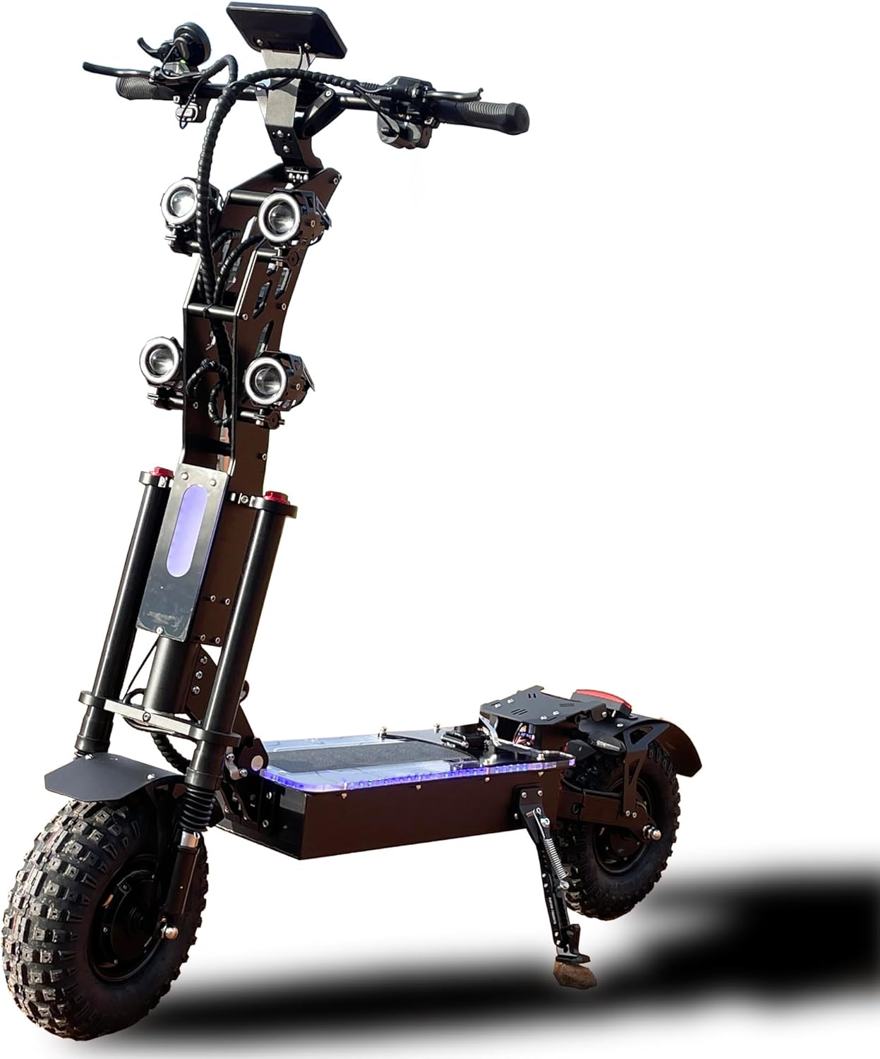 P4 E Scooter E-Roller Elektroroller Schneller Erwachsene 13 Zoll 3-Gang-Getriebe Doppelmotor NFC-Start 72V/50Ah Lithium-Akku Max Reichweite 140KM – Bild 2