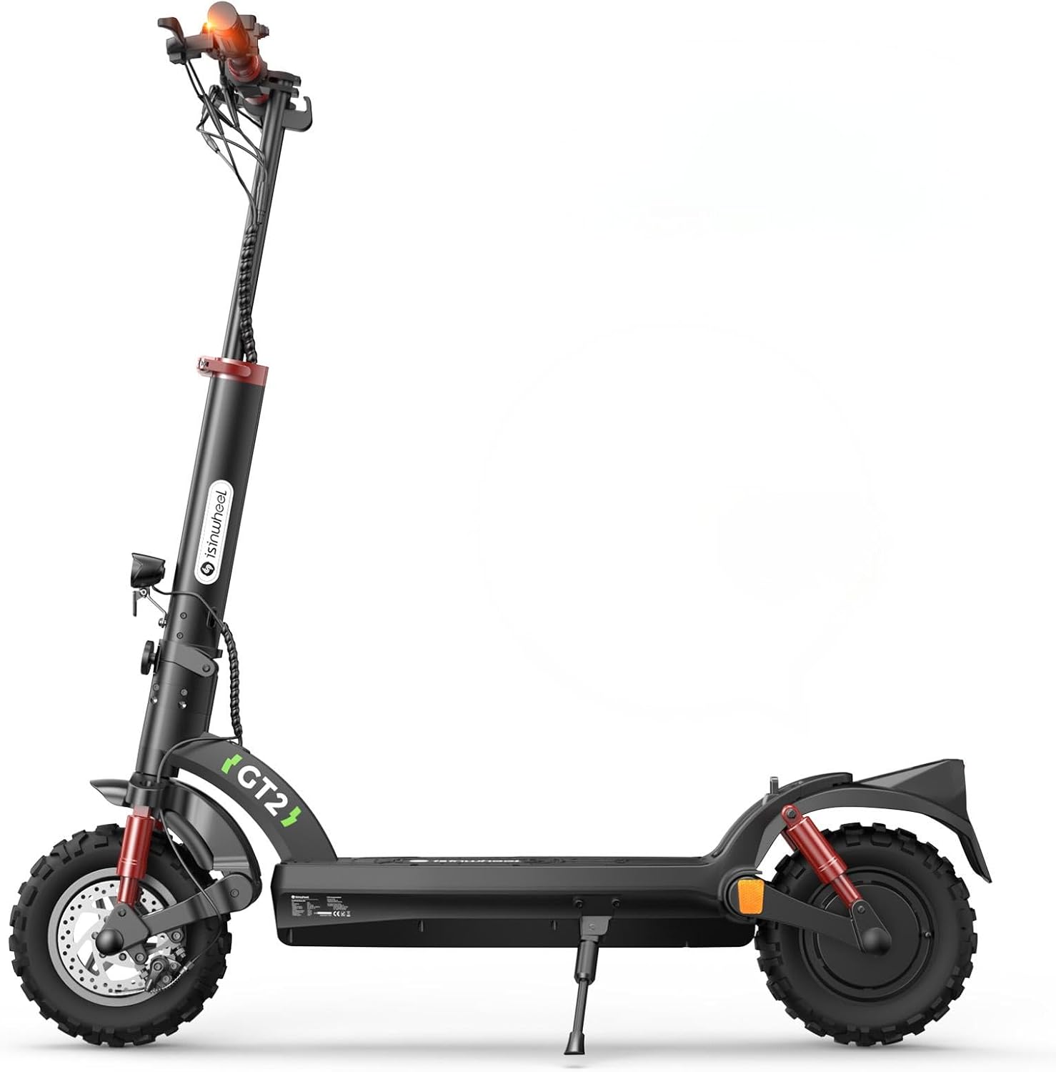 E Scooter mit Straßenzulassung, 11 Zoll MAX 80KM Reichweite Offroad Elektroroller, Faltbarer E-Roller mit Duale Aufhängung, Blinker und APP,Elektroscooter Erwachsene für Stadt und Land Pendeln – Bild 2
