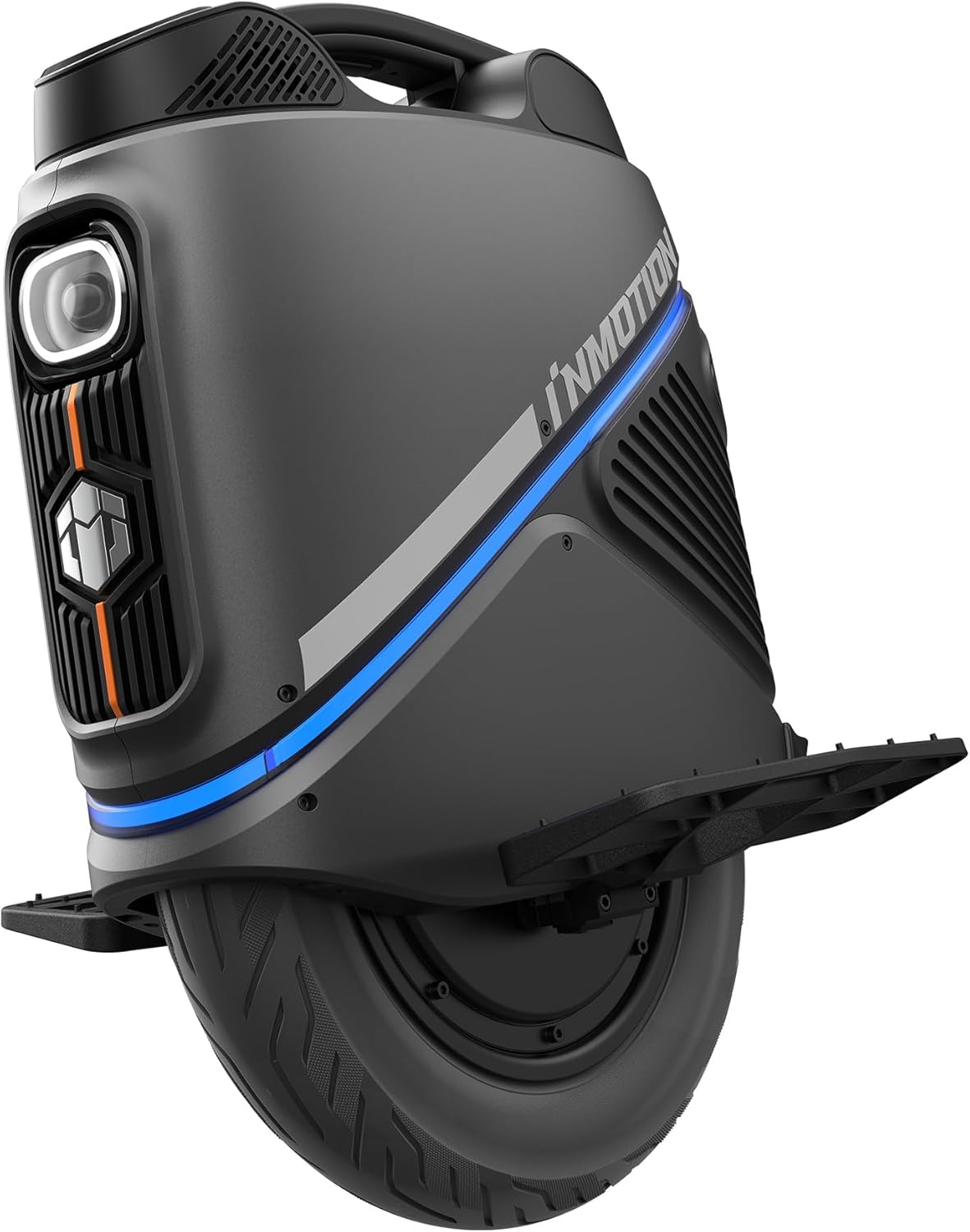 INMOTION V9 Elektrischer selbstbalancierender Roller, Erwachsene, Schwarz, Einheitsgröße EU, Federung, 500-W-Motor, Reichweite bis zu 25 km/h, 16-Zoll-Luftreifen, schlank und leistungsstark – Bild 2