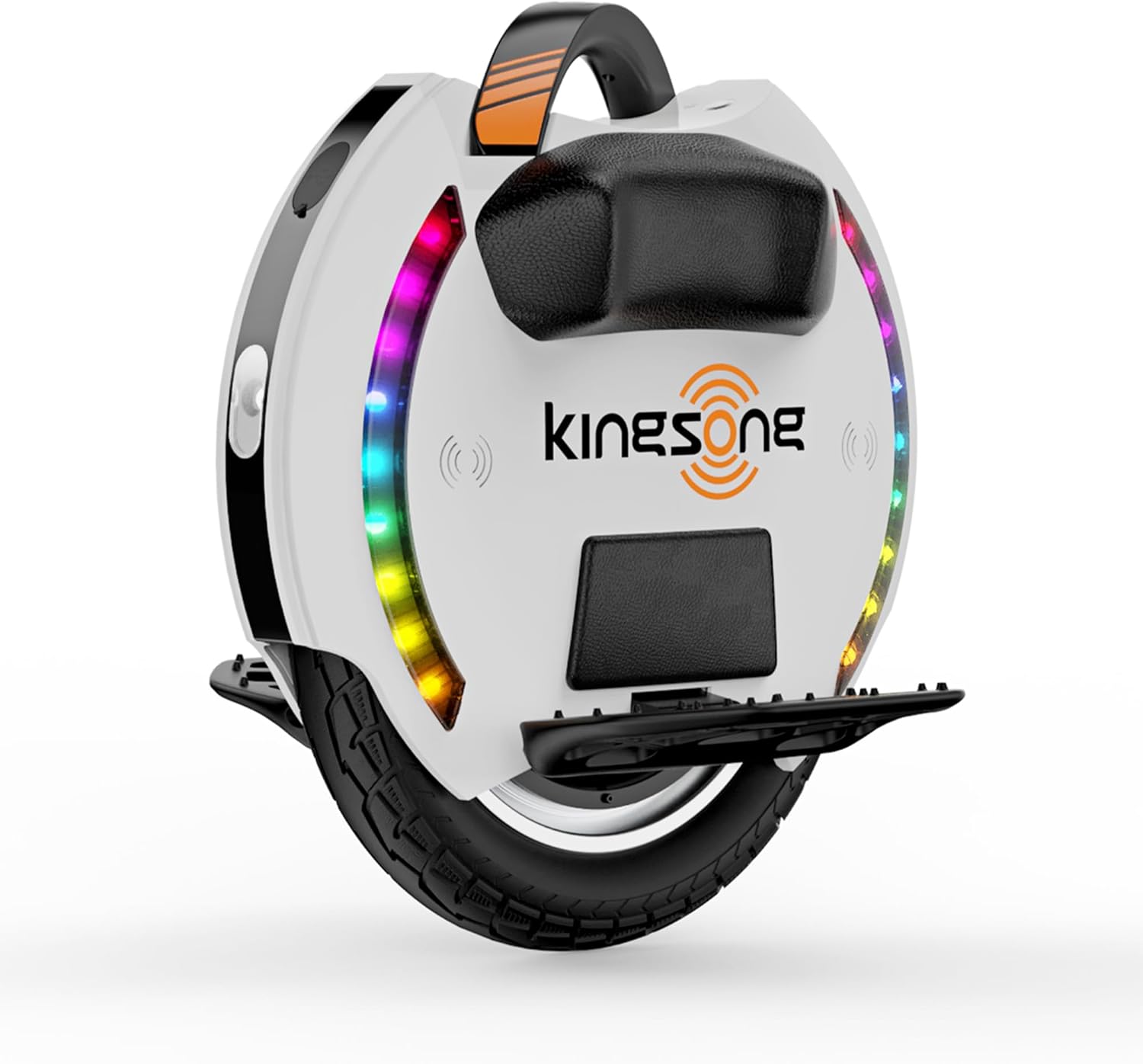 Kingsong Elektro-Laufrad KS-14D, Erwachsene,Weiß, 800W Motor, Reichweite bis zu 40km, 20km/h begrenzt, 14" Luftreifen, Lautsprecher und Bluetooth – Bild 2