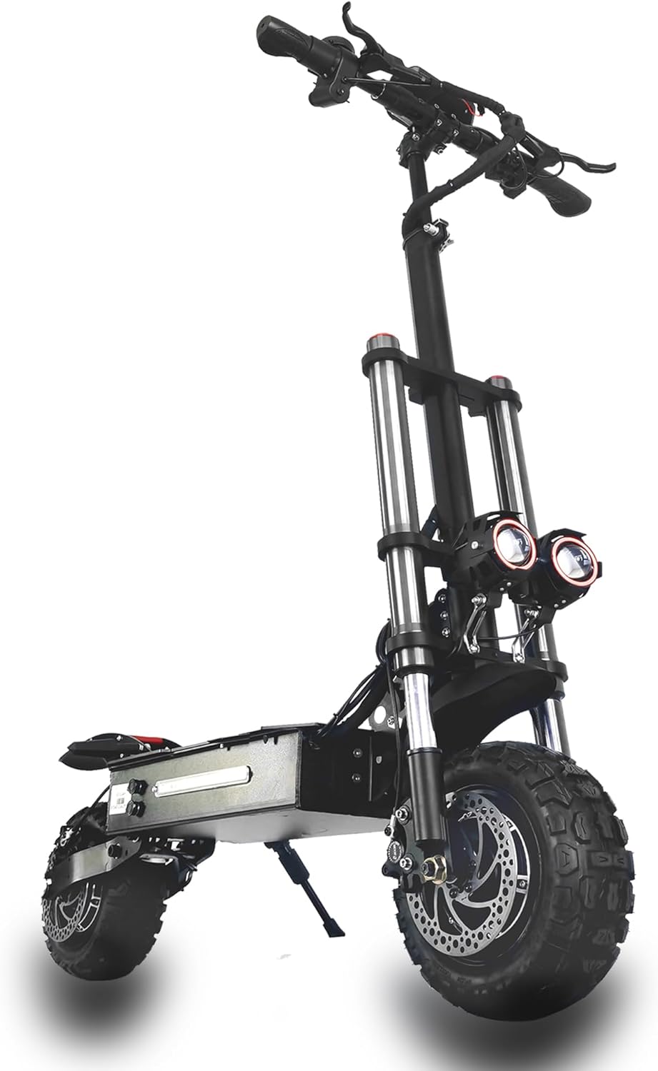 S3 Elektro Roller Erwachsene E Scooter Offroad Elektroroller Klappbar 11Zoll All Terrain Vakuumreifen Doppelmotor 60V 40Ah Li-Akku Max Reichweite 100 KM – Bild 2