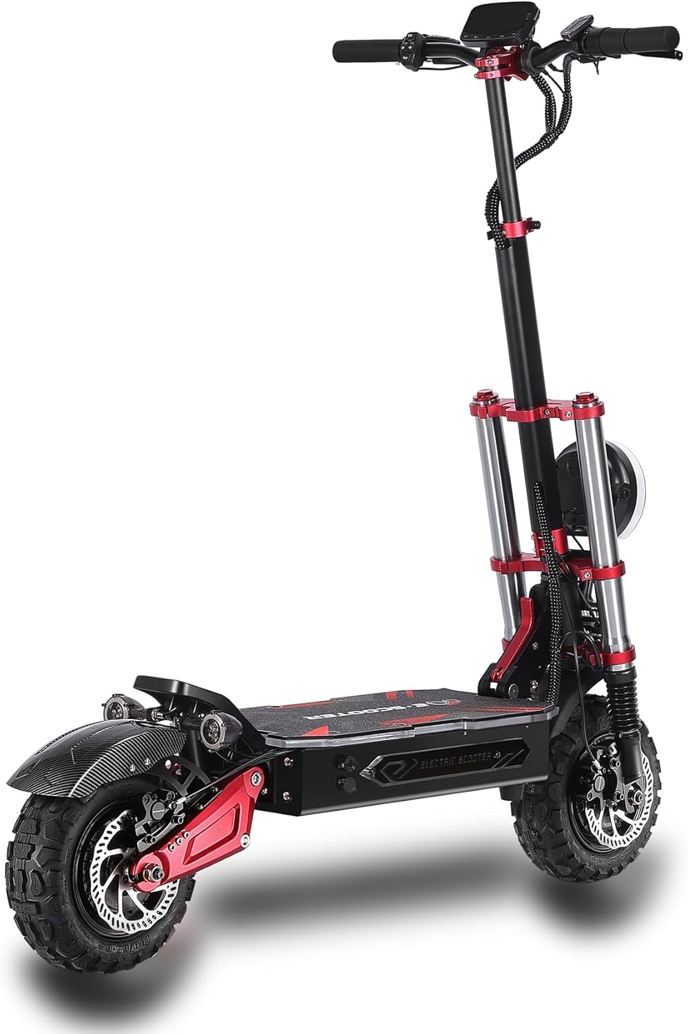 S5 Offroad Elektroroller Erwachsene Offroad Scooter Schneller NFC Startet 11 Zoll 500W 20km/h Doppelmotor Doppelte Hydraulische Federung 200 KG Tragkraft 120KM Max Reichweite – Bild 3