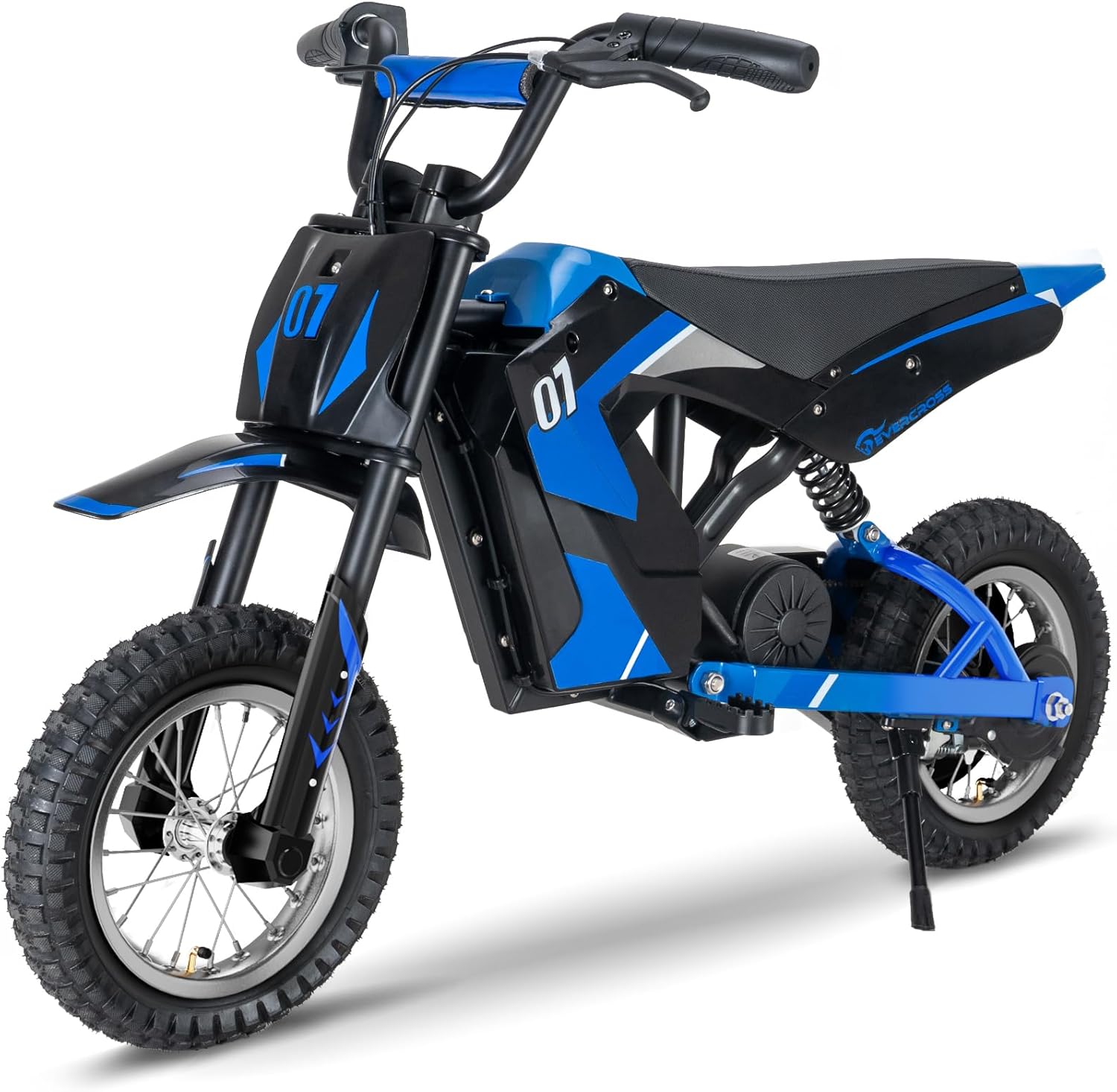 EVERCROSS EV12M Elektro Motorrad Kinder, Elektromotorrad mit 300W Motor, 3 Geschwindigkeitsmodus, 15KM Lange Reichweite, 12 Zoll Luftreifen, Moto Cross für Kinder ab 110cm Körpergröße – Bild 2