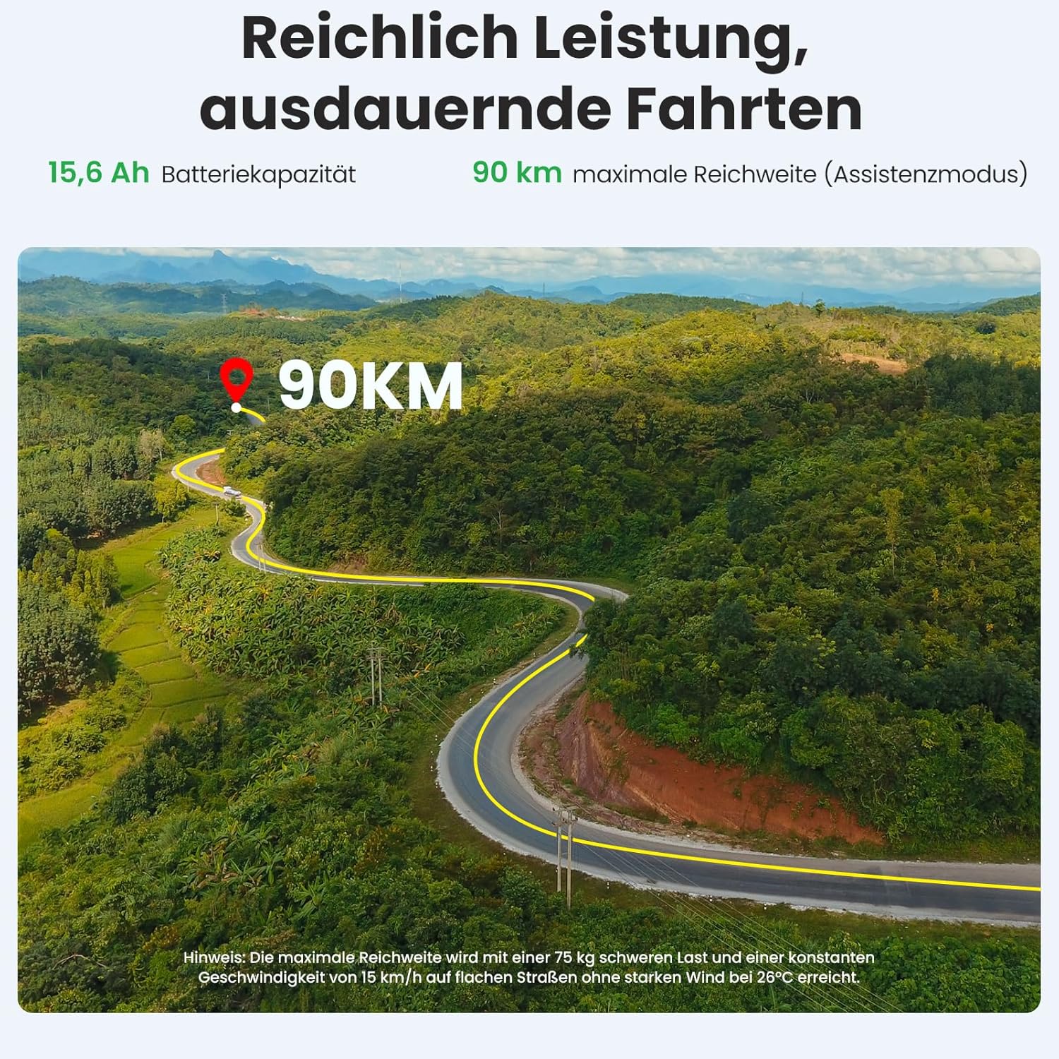 Touroll B1 26 Zoll City E-Bike mit 250W Motor und 36V 15.6Ah Akku Pedelec Cityräder Elektrofahrrad, Max Geschwindigkeit 25km/h Max Reichweite 90km, Erwachsene Herren Damen Ebike – Bild 5