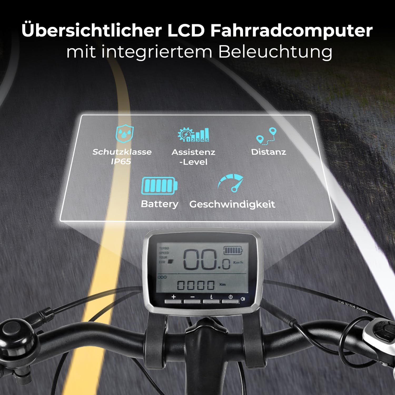 AsVIVA E-Bike Hollandrad B14 Rahmenhöhe 50 cm I 28 Zoll Pedelec in grau oder weiß I hochwertiges Elektrobike mit extra starkem Akku I City-Fahrrad mit Mittelmotor für Damen & Herren – Bild 5