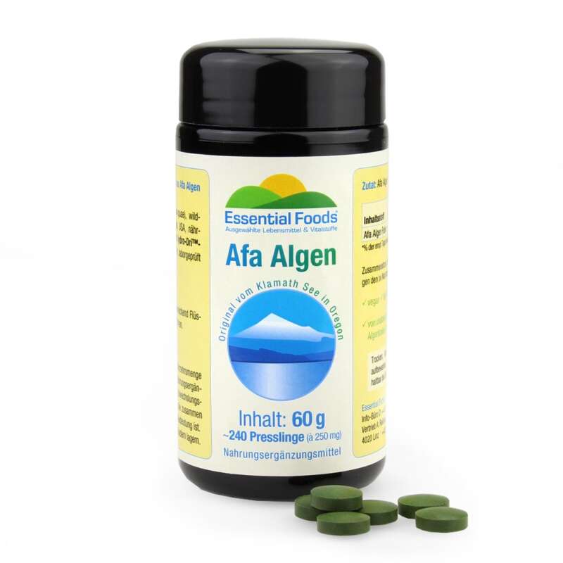 Afa Algen aus dem Klamath-See, ca. 240 Presslinge, 60g