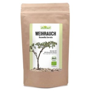 Weihrauchextrakt-Pulver, Boswellia Serrata, 65% Boswelliasäuren, ohne Zusätze, laborgeprüft 500g